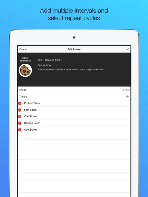 Screenshot #6 pour Practice Time! Interval Timer