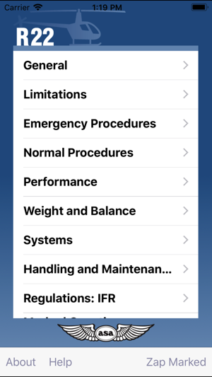 R22 Helicopter Flashcards