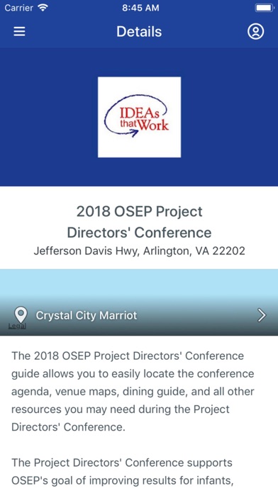 2018 OSEP PD Conference screenshot 2