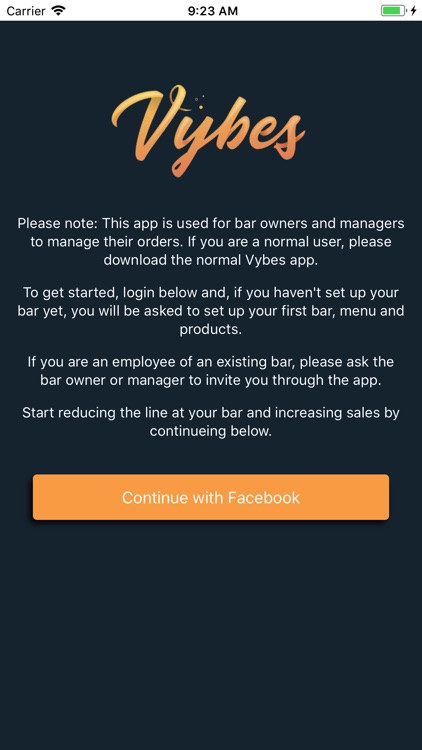 Vybes Orders Manager