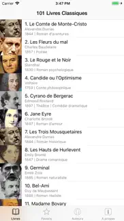 101 livres classiques iPhone Captures Décran 1