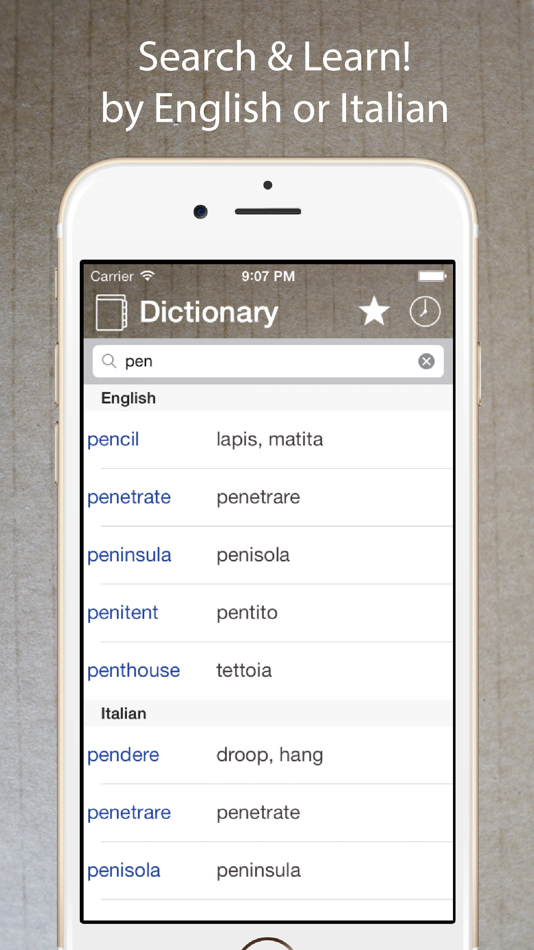 Italian English Dictionary ++ - 5.1.0 - (iOS)