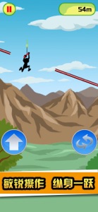 Rope Stickman-Jump to the End screenshot #2 for iPhone
