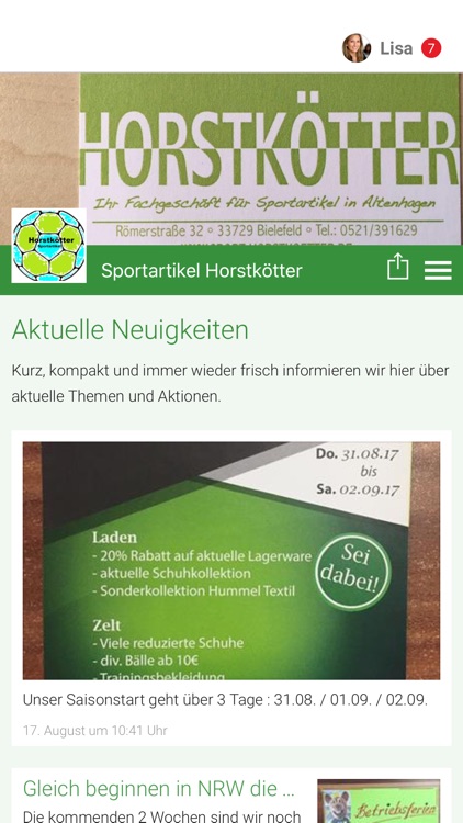 Sportartikel Horstkötter