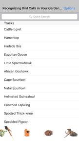 Bird Calls in your Garden in Southern Africa screenshot