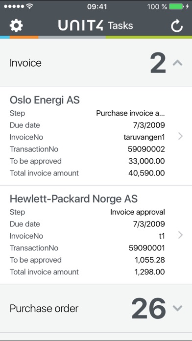 Unit4 Tasks for Citrix screenshot 2