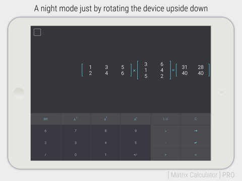 Screenshot #5 pour [ Matrix Calculator ] PRO