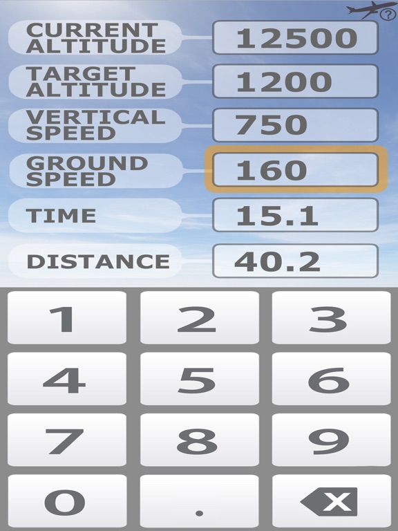 Screenshot #4 pour Aviation Descent Calculator