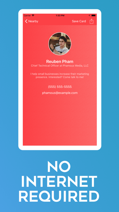 Screenshot #2 pour CardCast Business Cards