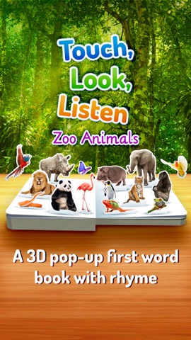 Zoo Animals ~ Touch, Look, Listenのおすすめ画像1