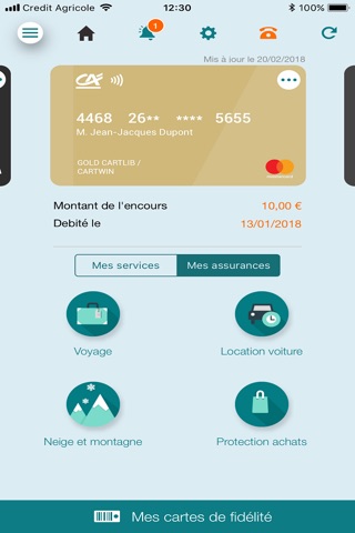 Paiement mobile CA screenshot 2