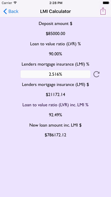MortgageCalc+LMI&StampDutyLITE screenshot-3