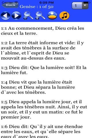 Louis Segond Bible iBible screenshot 2