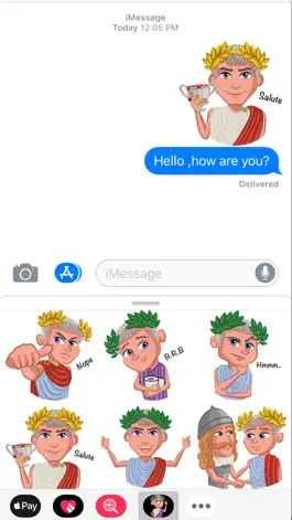 Game screenshot Caesar Stickers apk