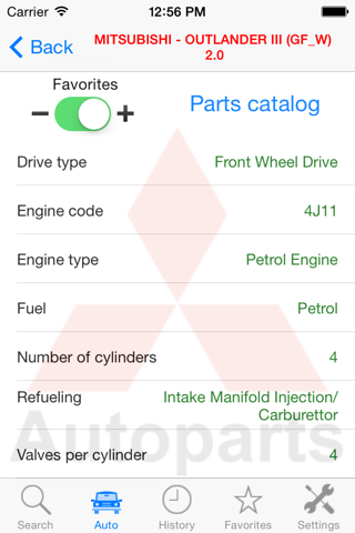 Autoparts for Mitsubishi screenshot 4