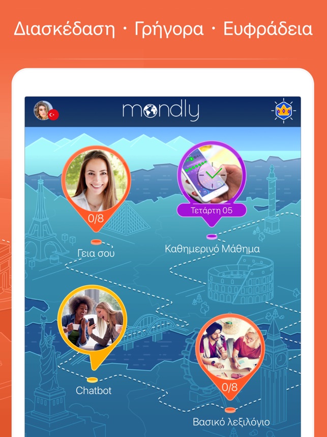 Μιλήστε Τούρκικα – Mondly στο App Store