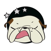 Austen the Bulldog app icon - Stickers app for iPhone
