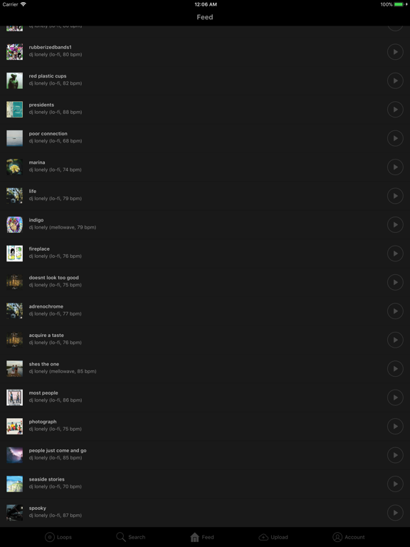 Looper Scratch Practice App iPad screenshot 1 - Music app