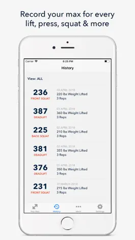Game screenshot One Rep Max - 1RM Calculator apk