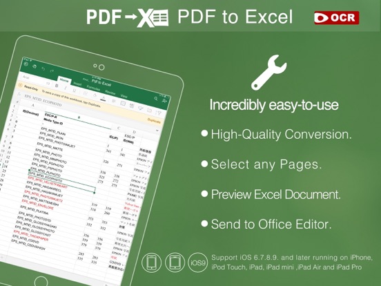 Screenshot #6 pour PDF to Excel With OCR Lite
