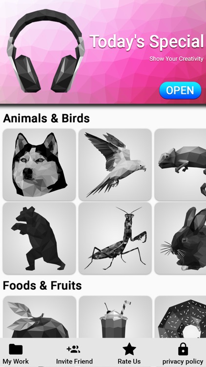 Poly Puzzle: Paint By Numbers