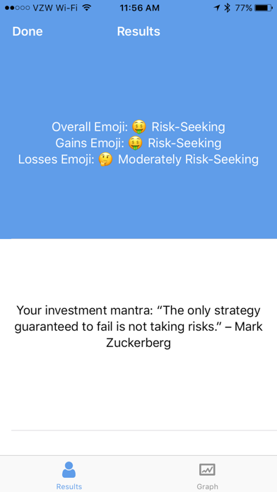 Risktyle iPhone screenshot 3 - Finance app