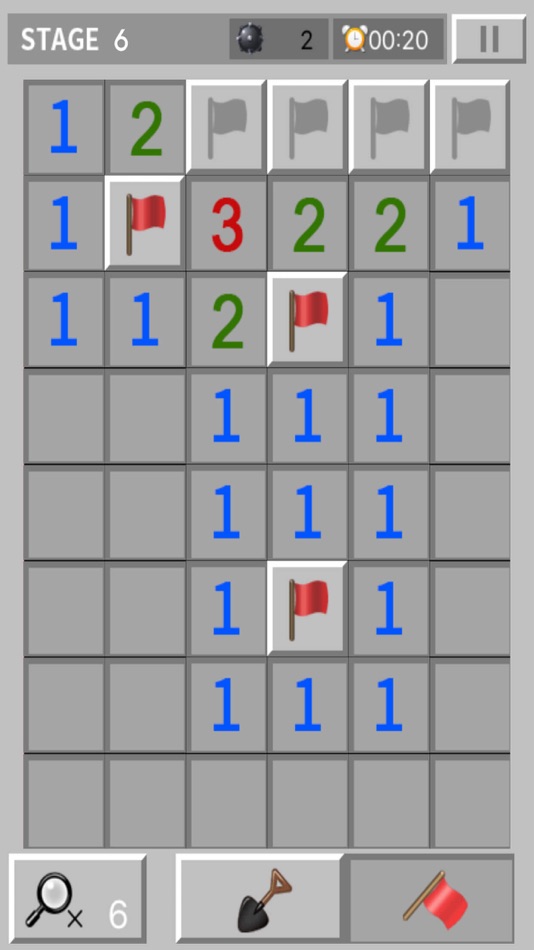 #1. Minesweeper King (iOS) 由: MOBIRIX