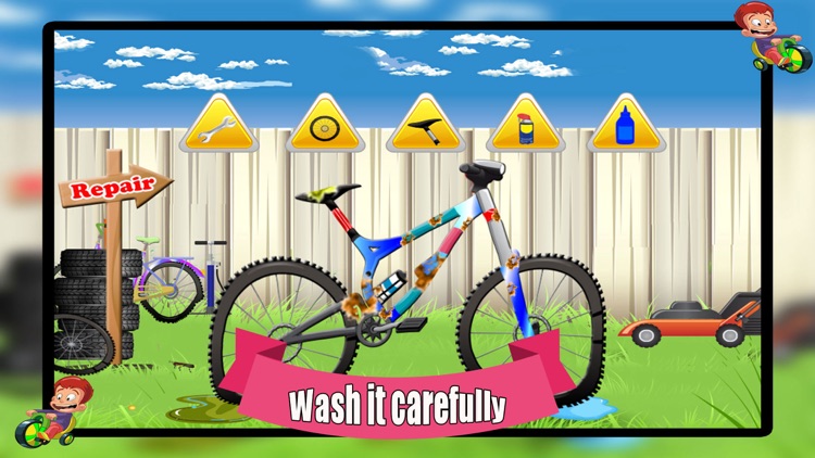 Cycle Repair Mechanic Shop – Vehicle Cleanup Game