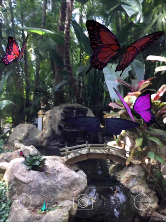 AR Butterflies iPad screenshot 4 - Entertainment app