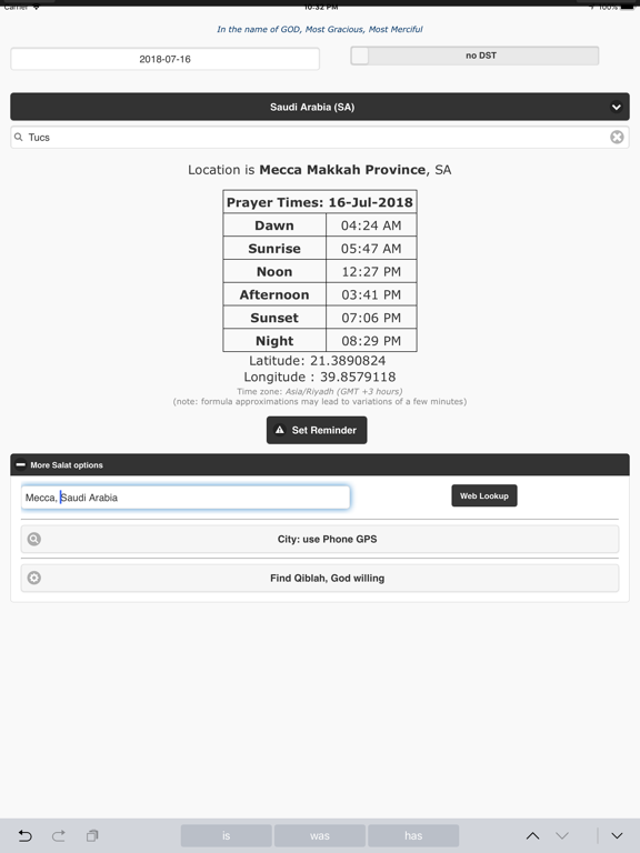 Screenshot #6 pour Contact Prayers (Salat) Times