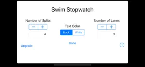 Swim Stopwatch screenshot #3 for iPhone