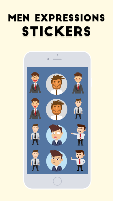 How to cancel & delete Men Expressions Stickers from iphone & ipad 2
