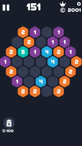 Game screenshot Hexa Number Smash : Tap Puzzle apk