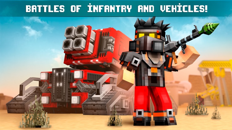 Blocky Cars - shooting games
