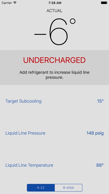 Subcooling screenshot-3