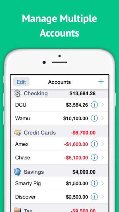 Checkbook Ledger Screenshot