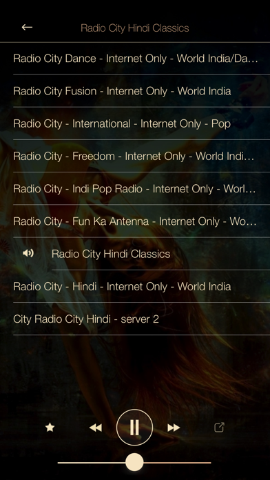 Screenshot #2 pour Hindi Music Radio ONLINE