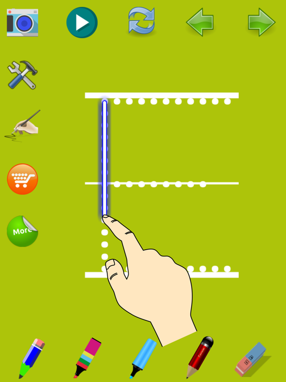 Trace Letter Level 7 iPad screenshot