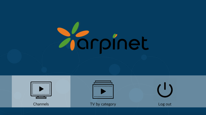 Screenshot #1 pour Arpinet for TV