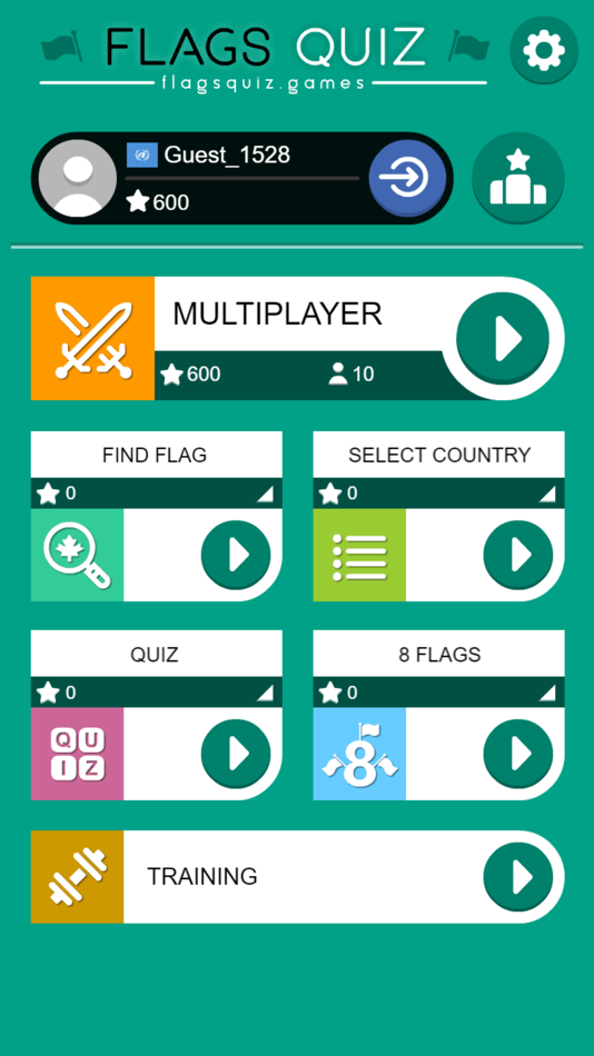 #2. Multiplayer Flags Quiz (iOS) 由: Denis Sokolov