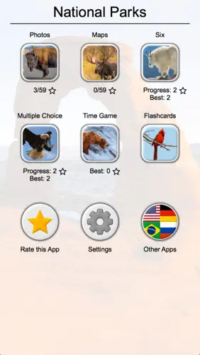 National Parks of the US: Quiz screenshot 3