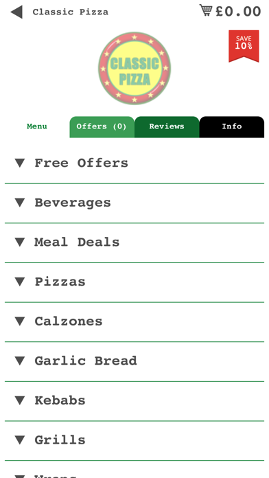 Screenshot #2 pour Classic Pizza NE37