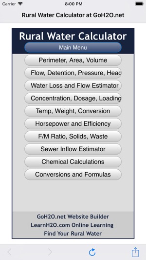 Rural Water Calculator(圖1)-速報App