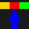 Match the color of the arrow to the color of the rectangle