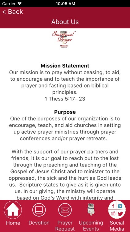 Sacrificial Prayer Ministries