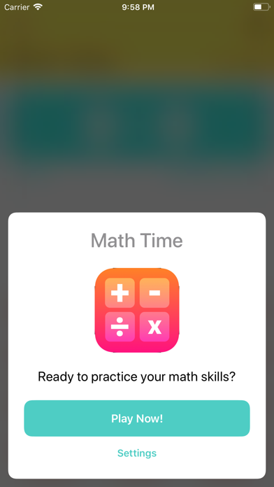Math Time - Subtraction screenshot 4
