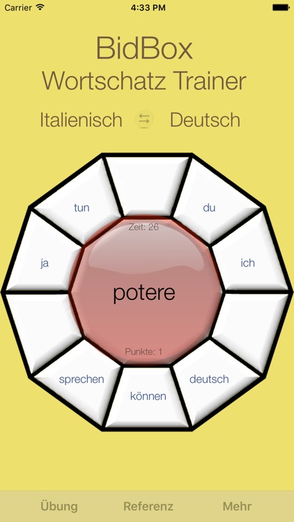 Vocabulary Trainer: German - Italian