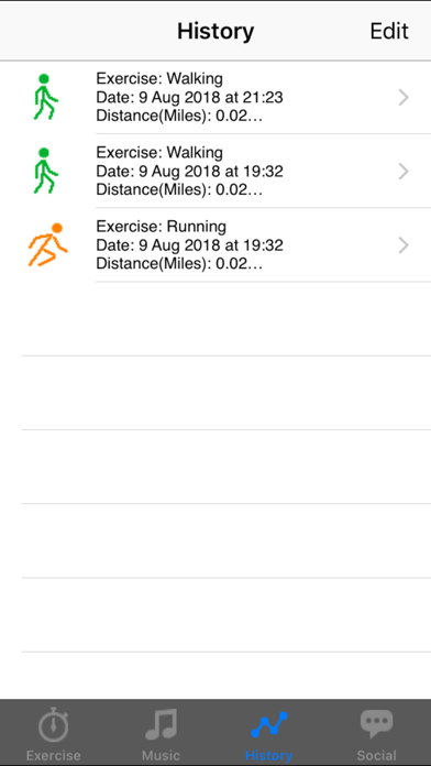 Screenshot #2 pour Fitness-log