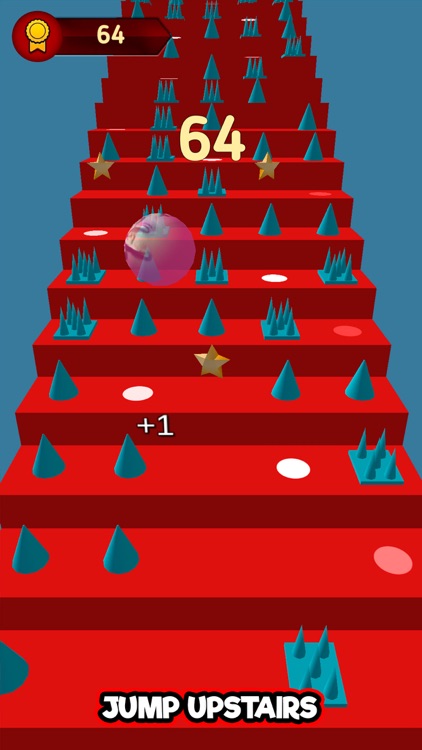 Stairs Jump Ball - Funny Race