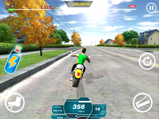 Screenshot #6 pour Courses de moto à Naperville
